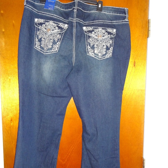 Apt. 9 Denim - Apt. 9 Embellished Bootcut Jeans Plus Size 18W